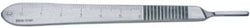 BR06-10301 - Blade Handle, No. 3, for blades 10-15, extra-fine, graduated, 4¾"